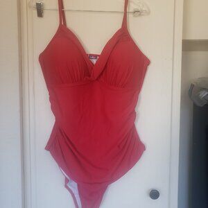 Hilor Red Swimsuit Size 18